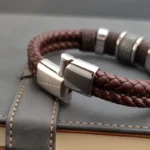 2022-Vintage-Multilayer-Brown-Genuine-Leather-Men-Bracelet-Stone-Bead-Bracelet-Stainless-Steel-Jewelry-Male-Wrist