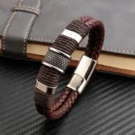 2022-Vintage-Multilayer-Brown-Genuine-Leather-Men-Bracelet-Stone-Bead-Bracelet-Stainless-Steel-Jewelry-Male-Wrist