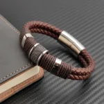 2022-Vintage-Multilayer-Brown-Genuine-Leather-Men-Bracelet-Stone-Bead-Bracelet-Stainless-Steel-Jewelry-Male-Wrist