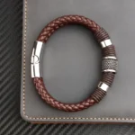 2022-Vintage-Multilayer-Brown-Genuine-Leather-Men-Bracelet-Stone-Bead-Bracelet-Stainless-Steel-Jewelry-Male-Wrist