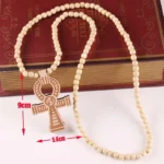 Classic-Egyptian-Ankh-Crucifix-Hip-Hop-Wood-Beads-Necklace-Pendant-Wooden-Cross-Necklaces-For-Men-Women